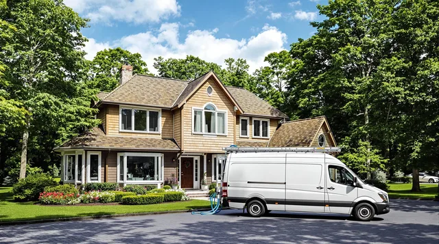Watertown Dryer Vent Cleaning dryer vent cleaning crew working in Middlebury, CT